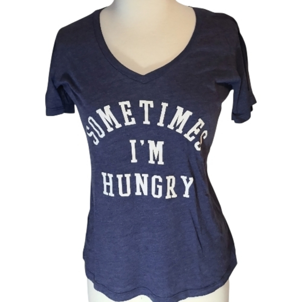 Soft Funny Tee by Mighty Fine Sometimes I'm Hungry Other Times I'm Asleep